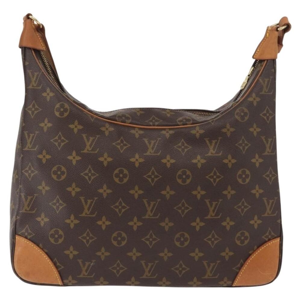 Louis Vuitton Monogram Boulogne 35 Shoulder Bag Brown